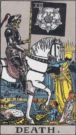 Rider-Waite-Smith illustration for Death